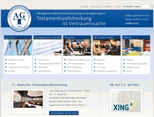Tablet Screenshot of agt-ev.de