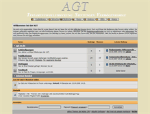 Tablet Screenshot of forum.agt-ev.de